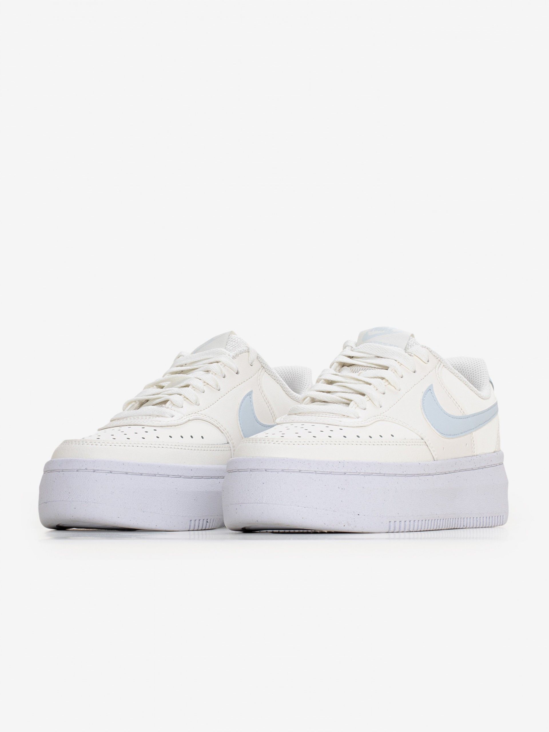 Zapatillas Nike Court Vision Alta Amarillas y Azules Para Mujer