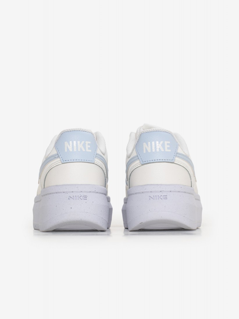 Sapatilhas Nike Court Vision Alta Amarelas e Azuis Para Mulher