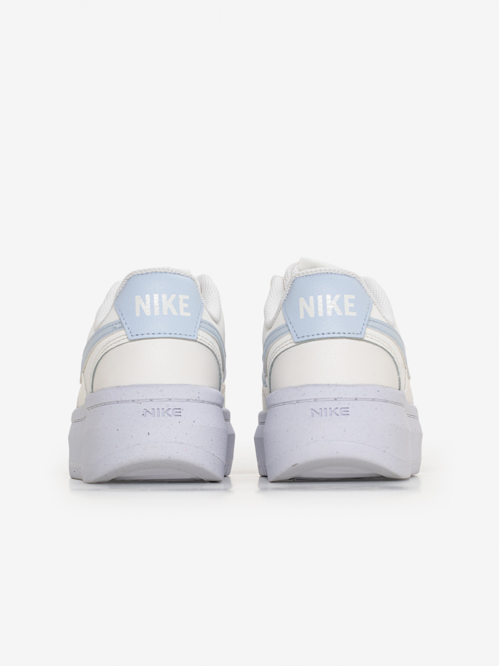 Zapatillas Nike Court Vision Alta Amarillas y Azules Para Mujer