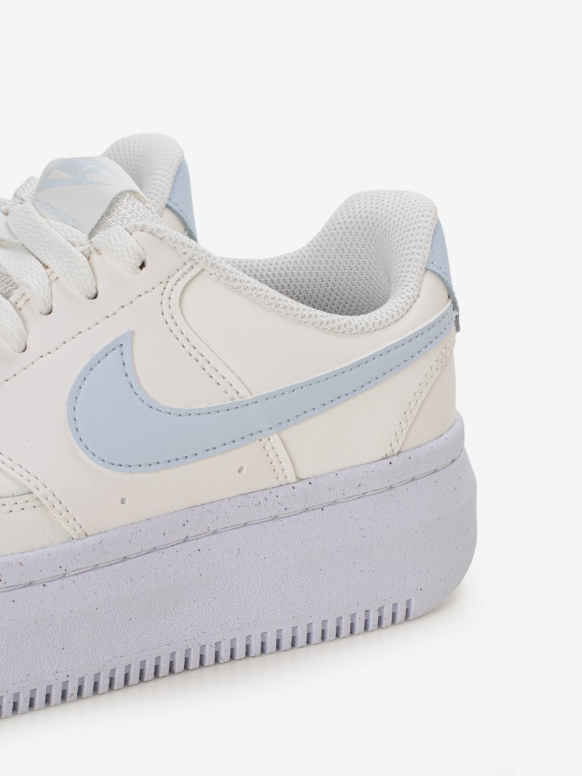 Sapatilhas Nike Court Vision Alta Amarelas e Azuis Para Mulher