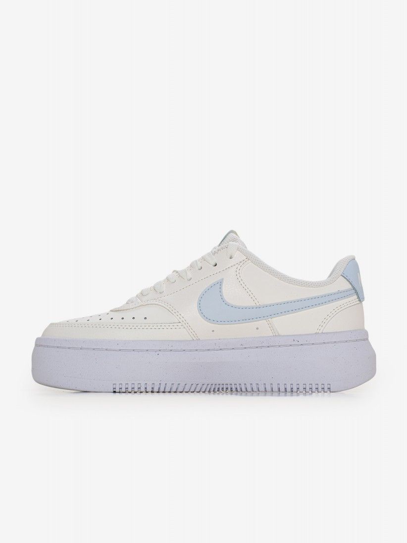 Sapatilhas Nike Court Vision Alta Amarelas e Azuis Para Mulher