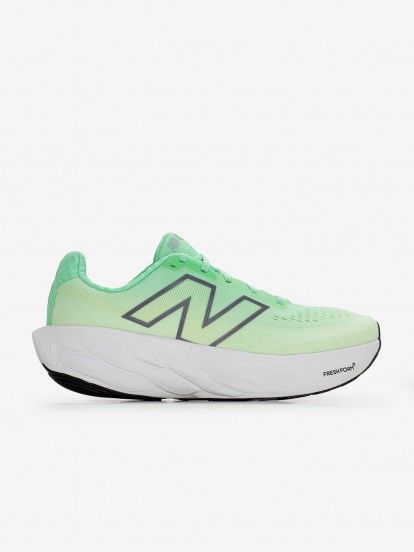 Zapatillas New Balance Fresh Foam X 1080 v14 Verdes y Blancas Para Mujer