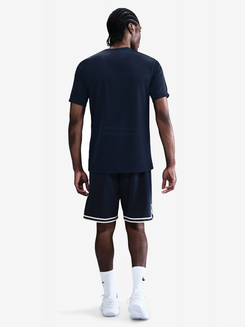 Camiseta de Baloncesto Nike Dri-FIT Azul Marino Para Hombre