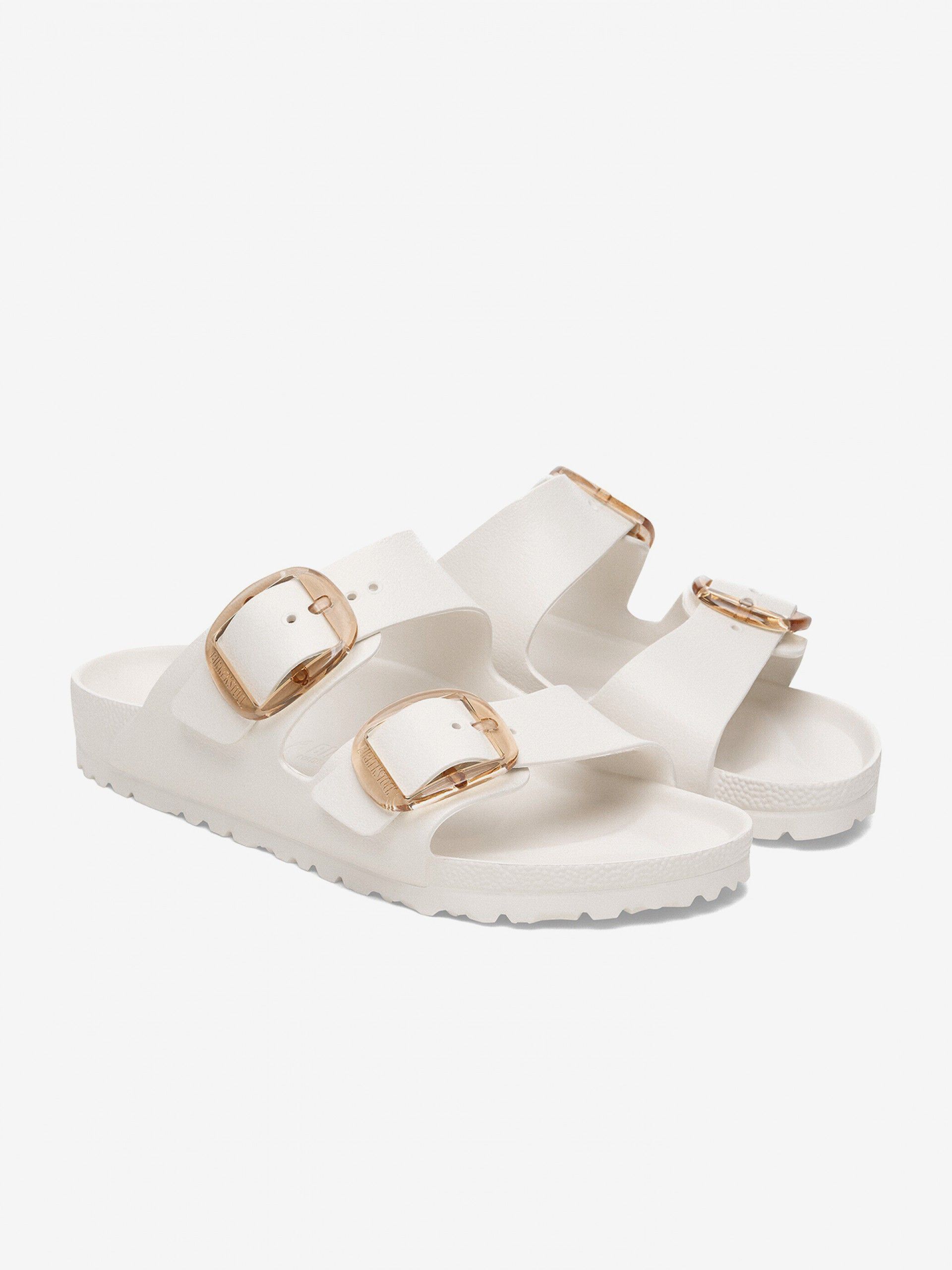 Birkenstock Arizona Big Buckle Eva White Slides