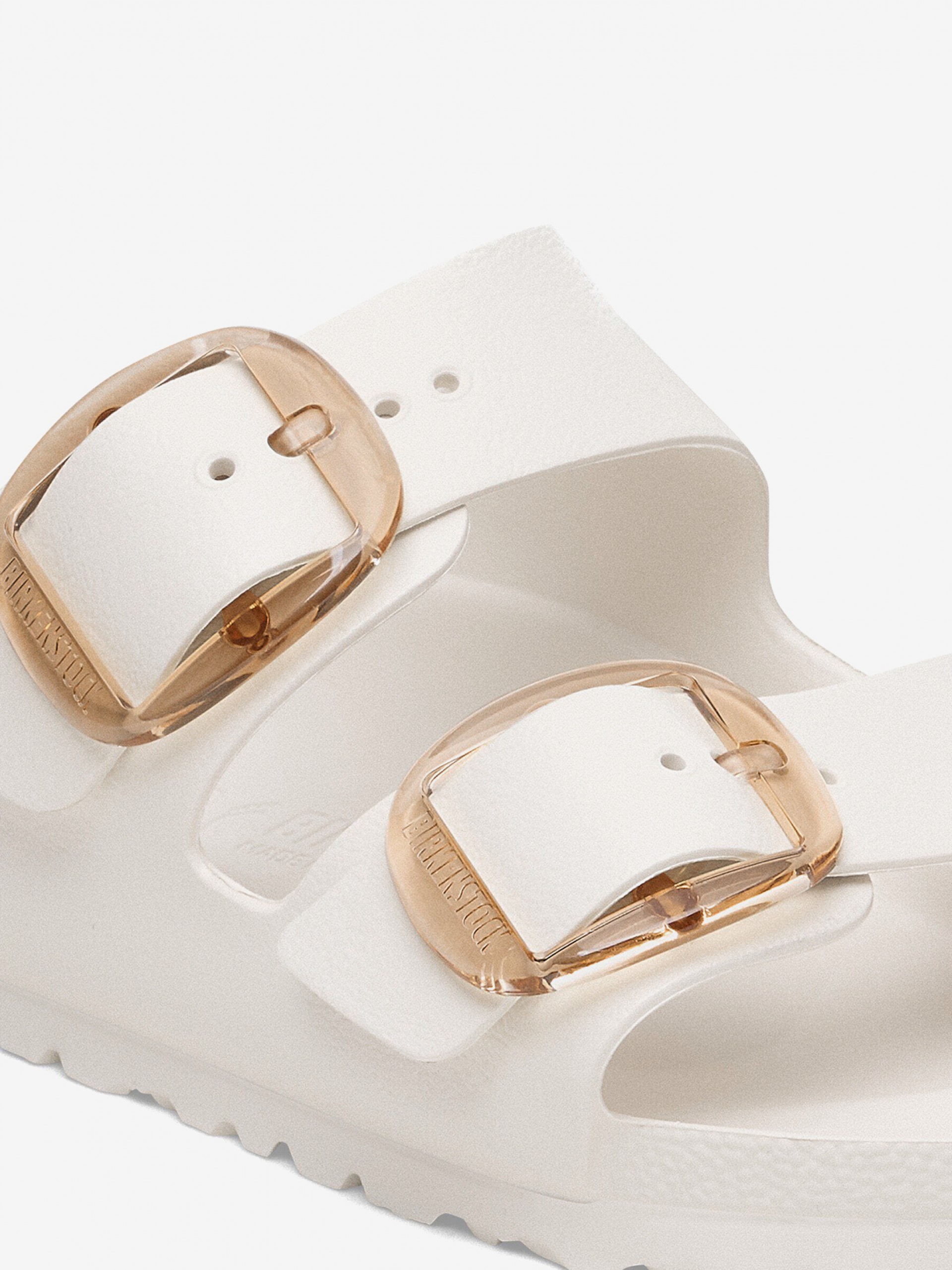 Birkenstock Arizona Big Buckle Eva White Slides