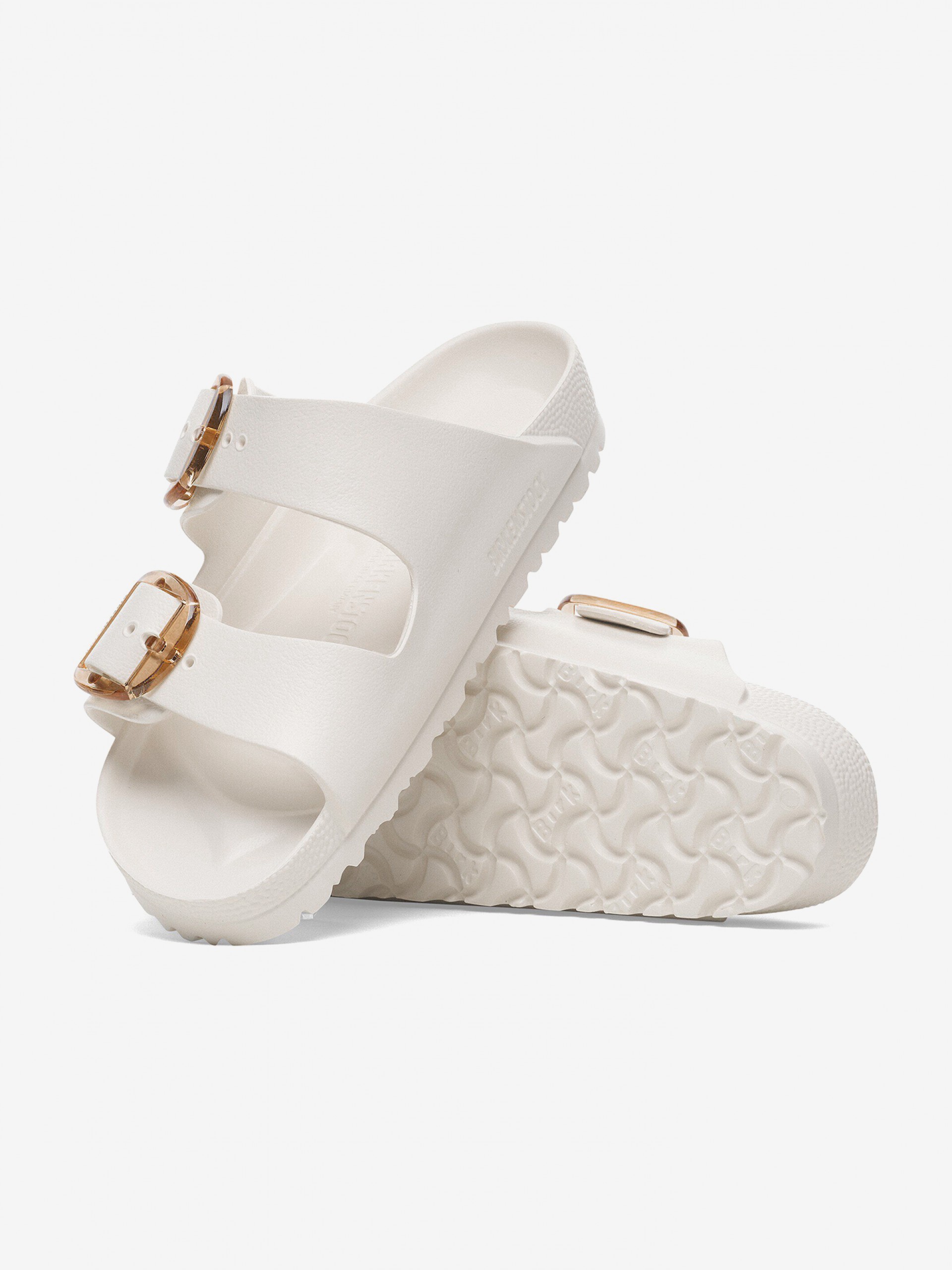 Birkenstock Arizona Big Buckle Eva White Slides
