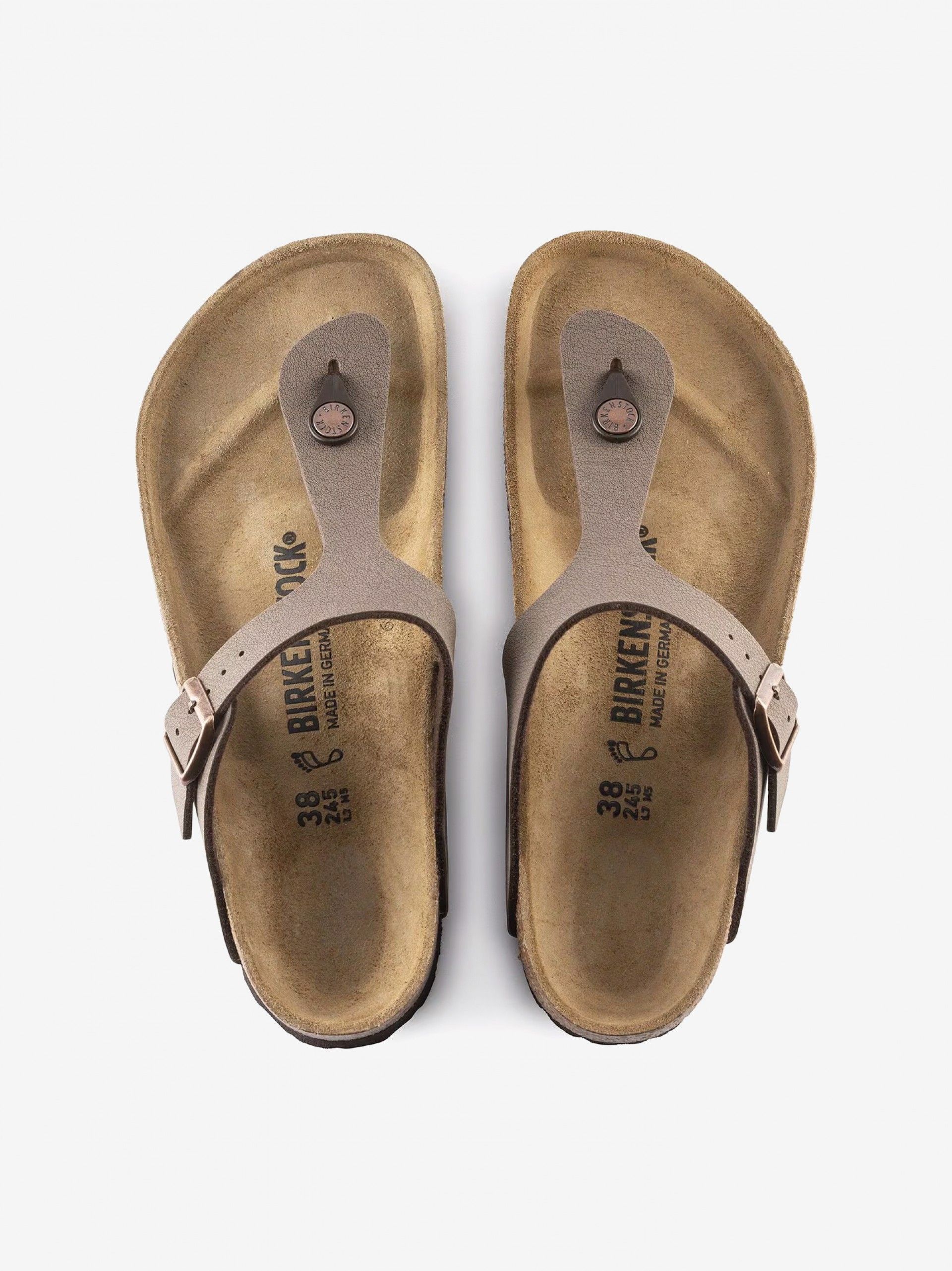 Chinelos Birkenstock Gizeh Birko-Flor Castanhos