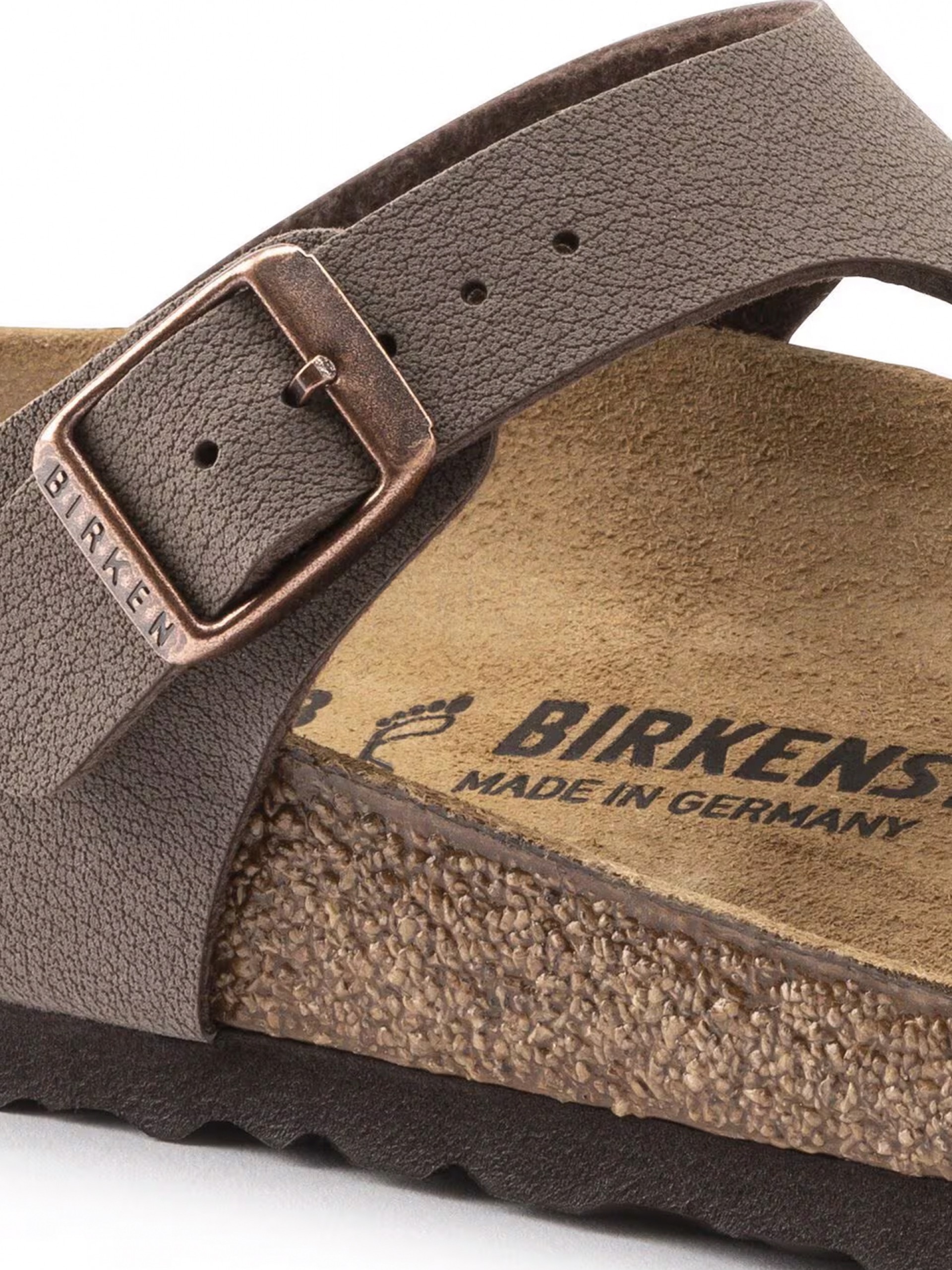 Chinelos Birkenstock Gizeh Birko-Flor Castanhos
