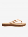 Chinelos Havaianas Slim Flatform Loop Premium Bege
