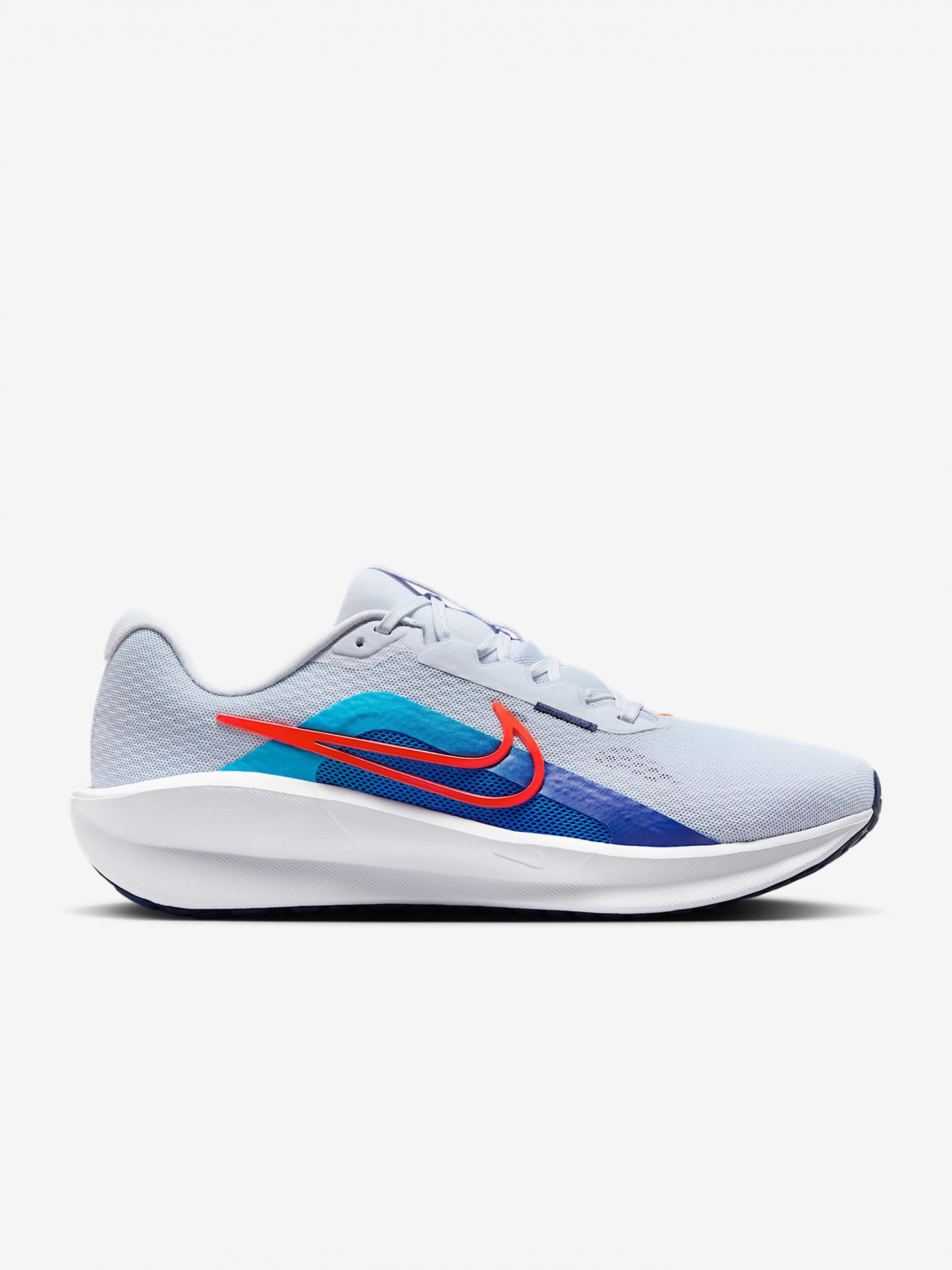 Nike Downshifter 13 Grey and Blue Running Trainers For Men