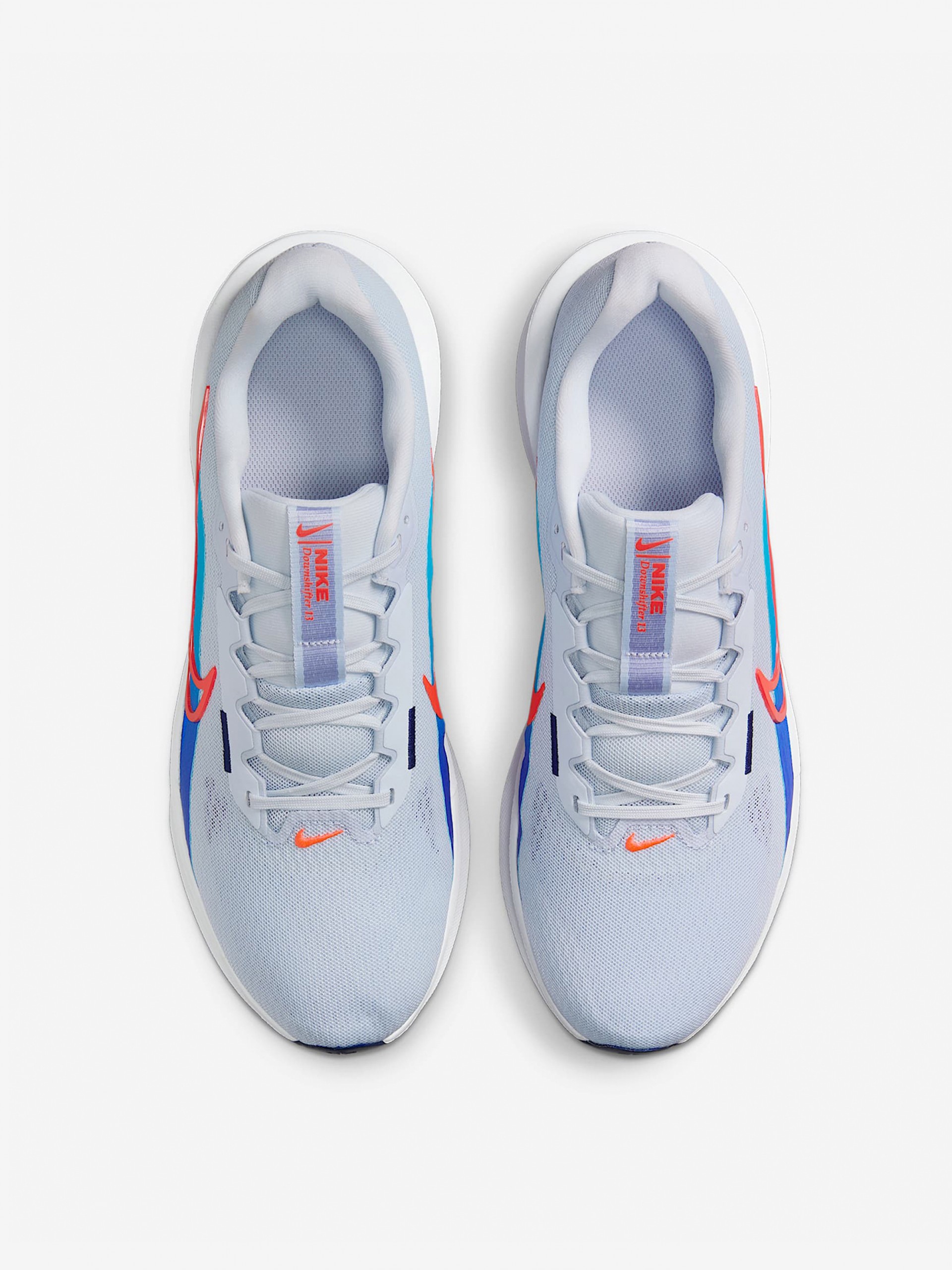 Nike Downshifter 13 Grey and Blue Running Trainers For Men