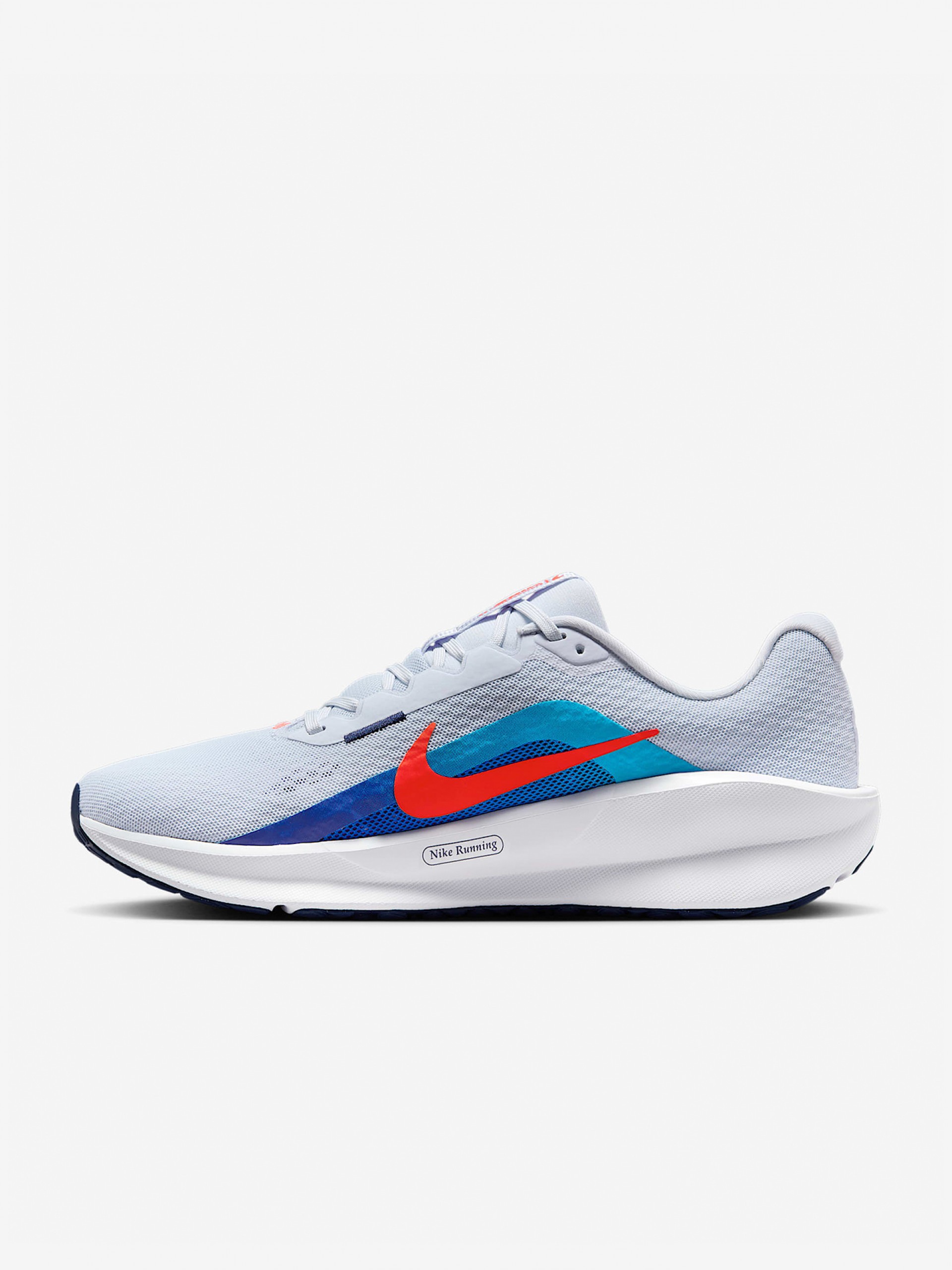 Nike Downshifter 13 Grey and Blue Running Trainers For Men