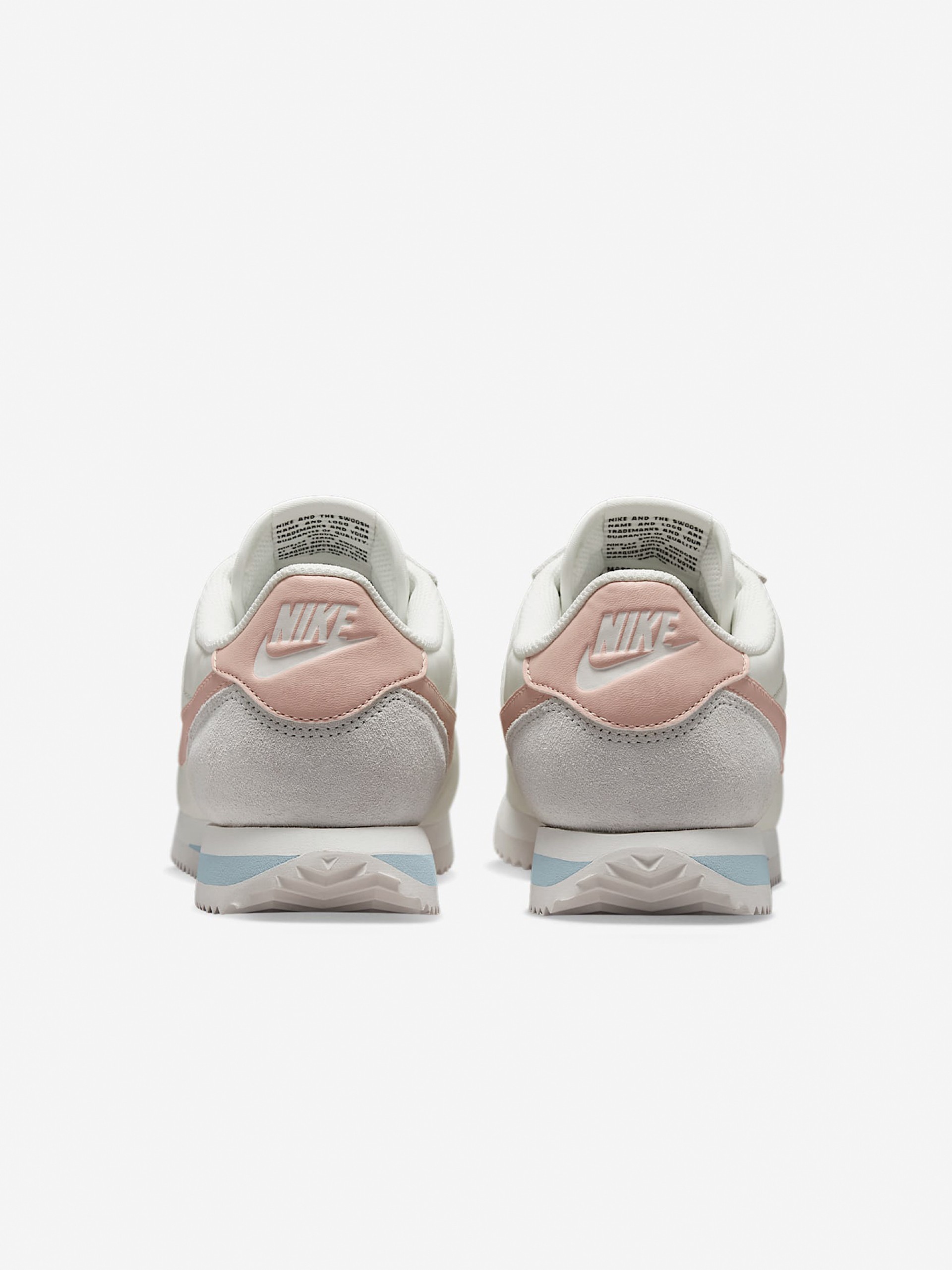 Sapatilhas Nike Cortez Bege e Rosa Para Mulher