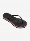 Chinelos Havaianas Slim Flatform Loop Premium Pretos