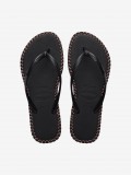 Chinelos Havaianas Slim Flatform Loop Premium Pretos