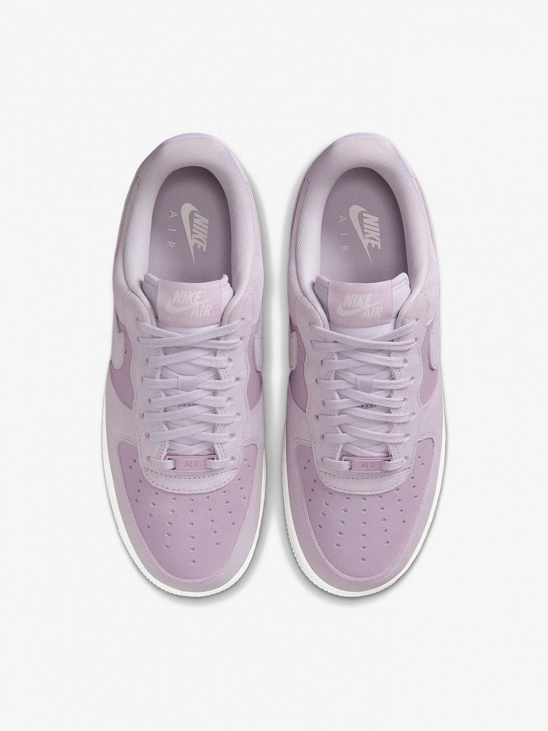 Zapatillas Nike Air Force 1 07 Lila De Gamuza Para Mujer