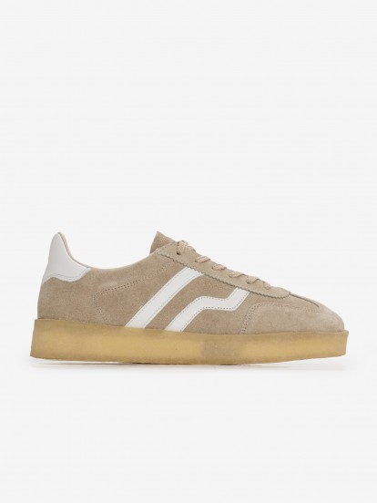 Zapatillas Gant Cuzima Crepe Beige De Gamuza