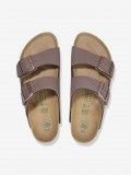 Chinelos Birkenstock Arizona III Papillio Flex Platform Birko-Flor Castanhos