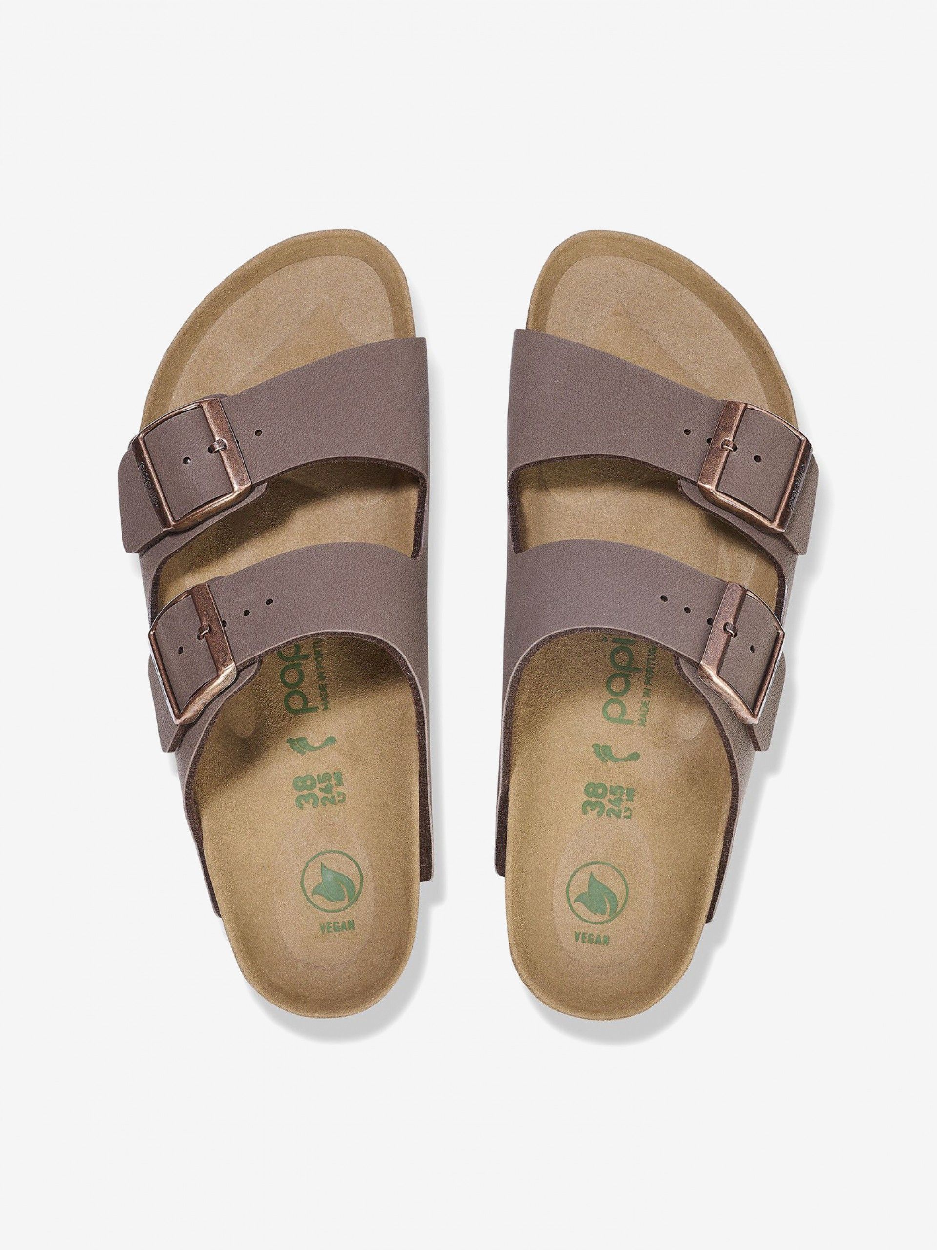Chanclas Birkenstock Arizona III Papillio Flex Platform Birko-Flor Marrones