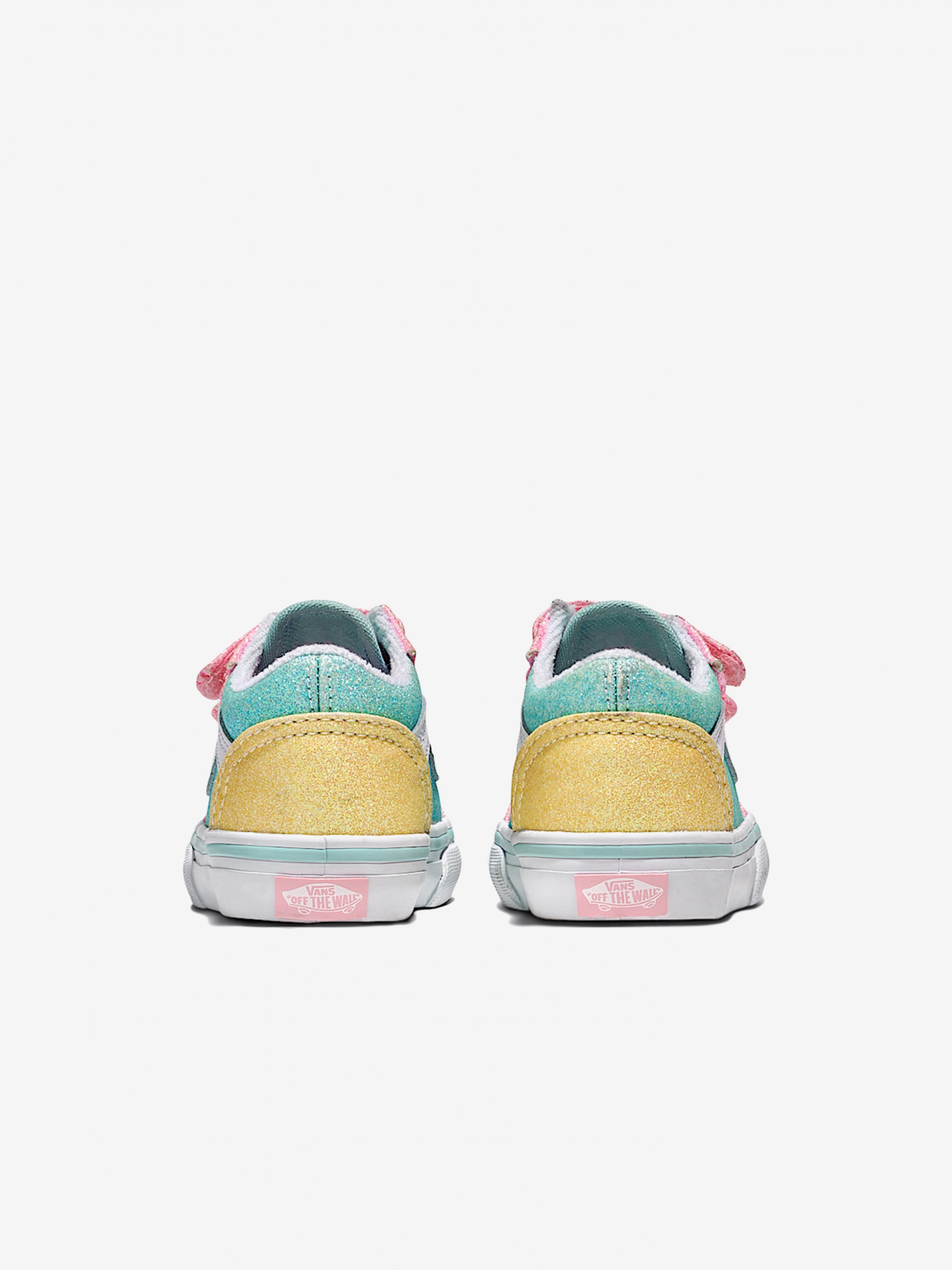 Zapatillas con Velcro Vans Old Skool Toddler V Glitter