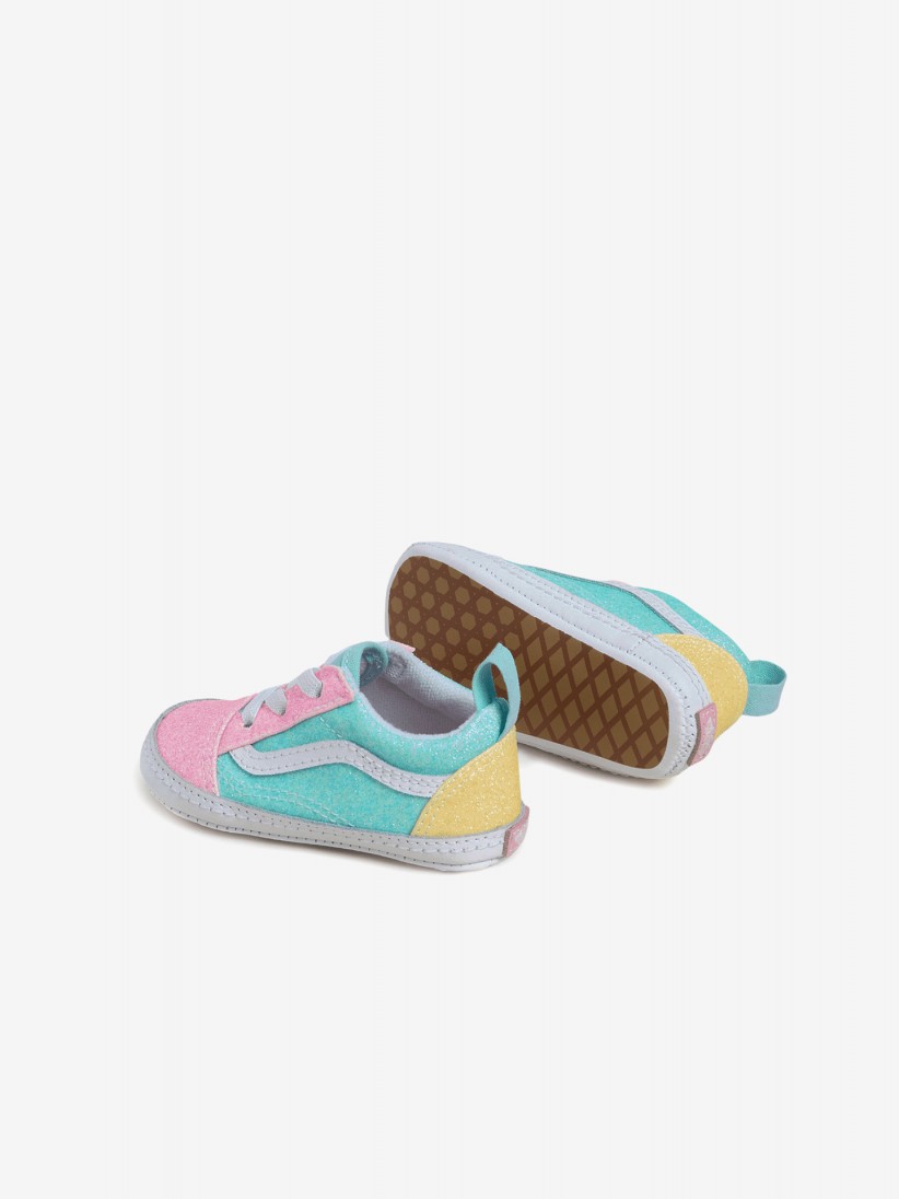 Vans Old Skool Crib Glitter Sneakers