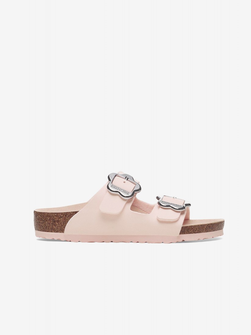 Chinelos Birkenstock Arizona Flower Buckle Birko-Flor Kids Rosa