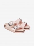 Chinelos Birkenstock Arizona Flower Buckle Birko-Flor Kids Rosa