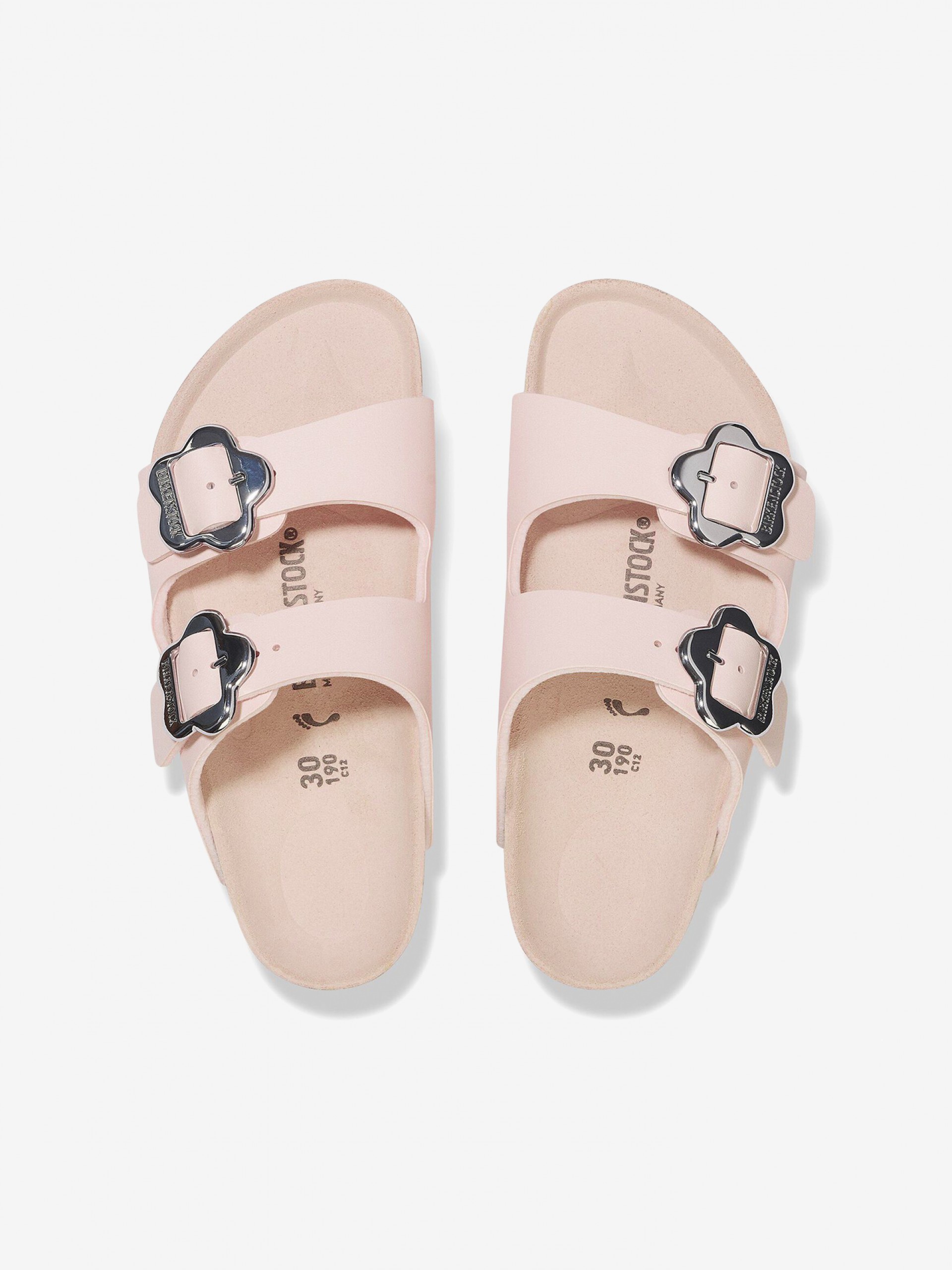 Chanclas Birkenstock Arizona Flower Buckle Birko-Flor Kids Rosa