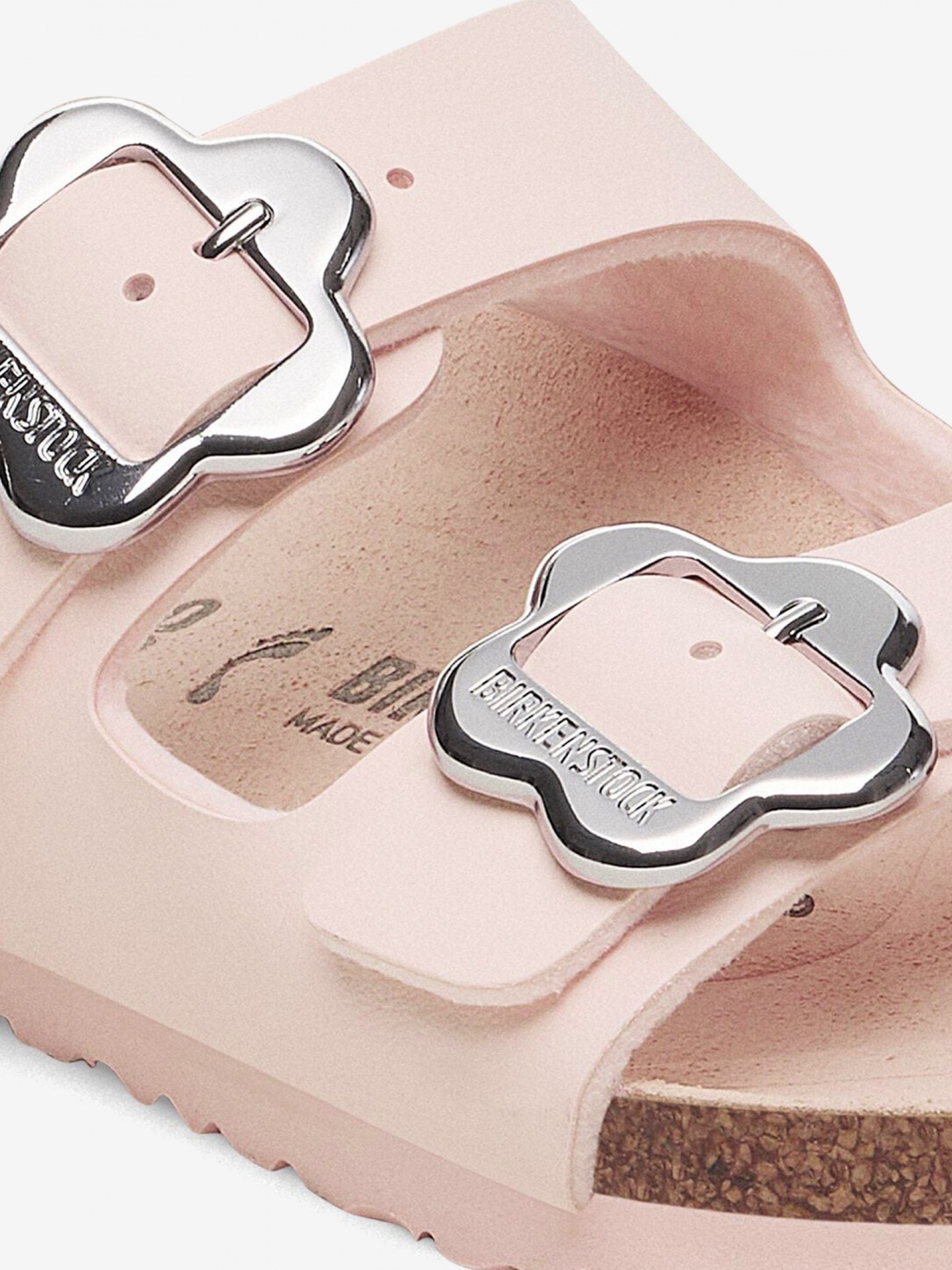 Chanclas Birkenstock Arizona Flower Buckle Birko-Flor Kids Rosa