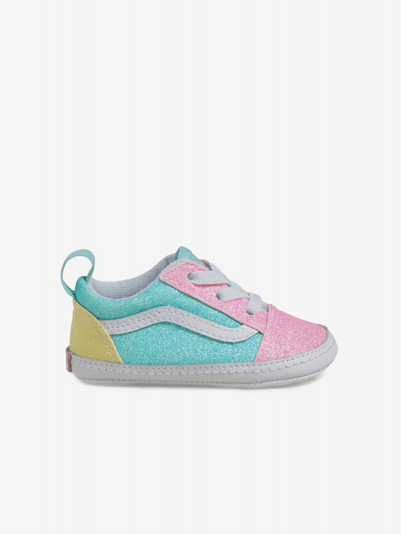 Vans Old Skool Crib Glitter Sneakers