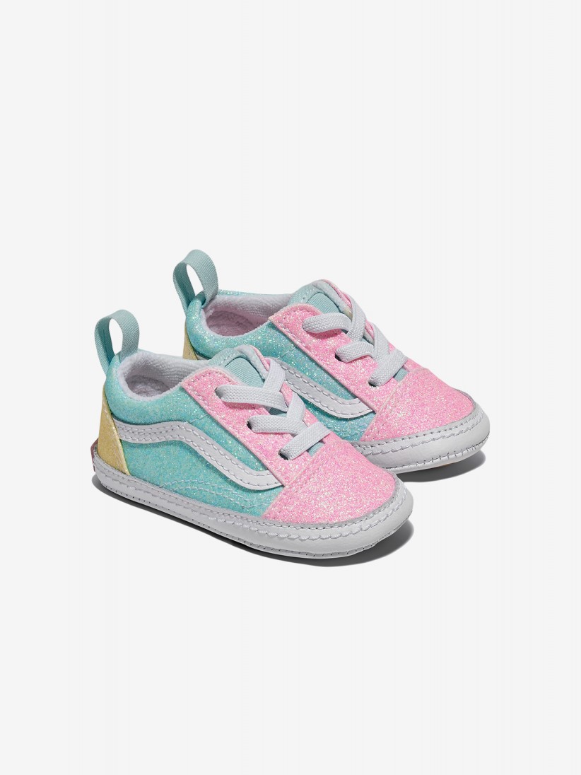 Vans Old Skool Crib Glitter Sneakers