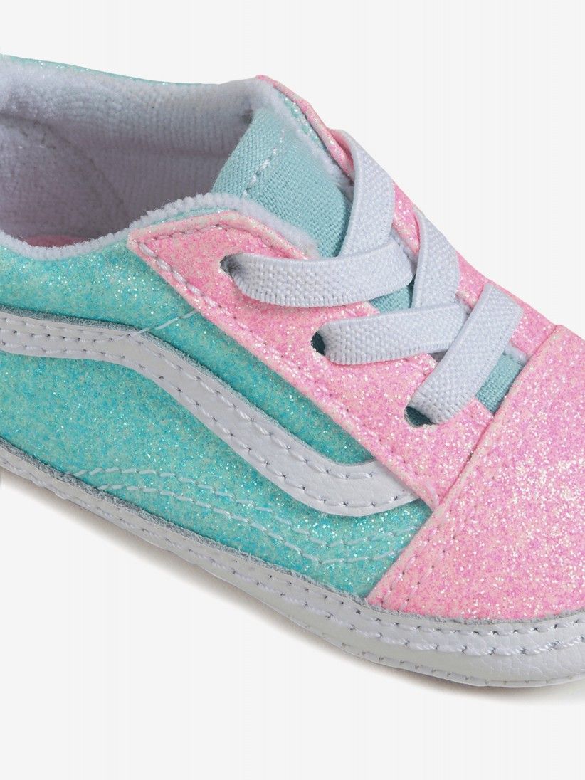 Vans Old Skool Crib Glitter Sneakers