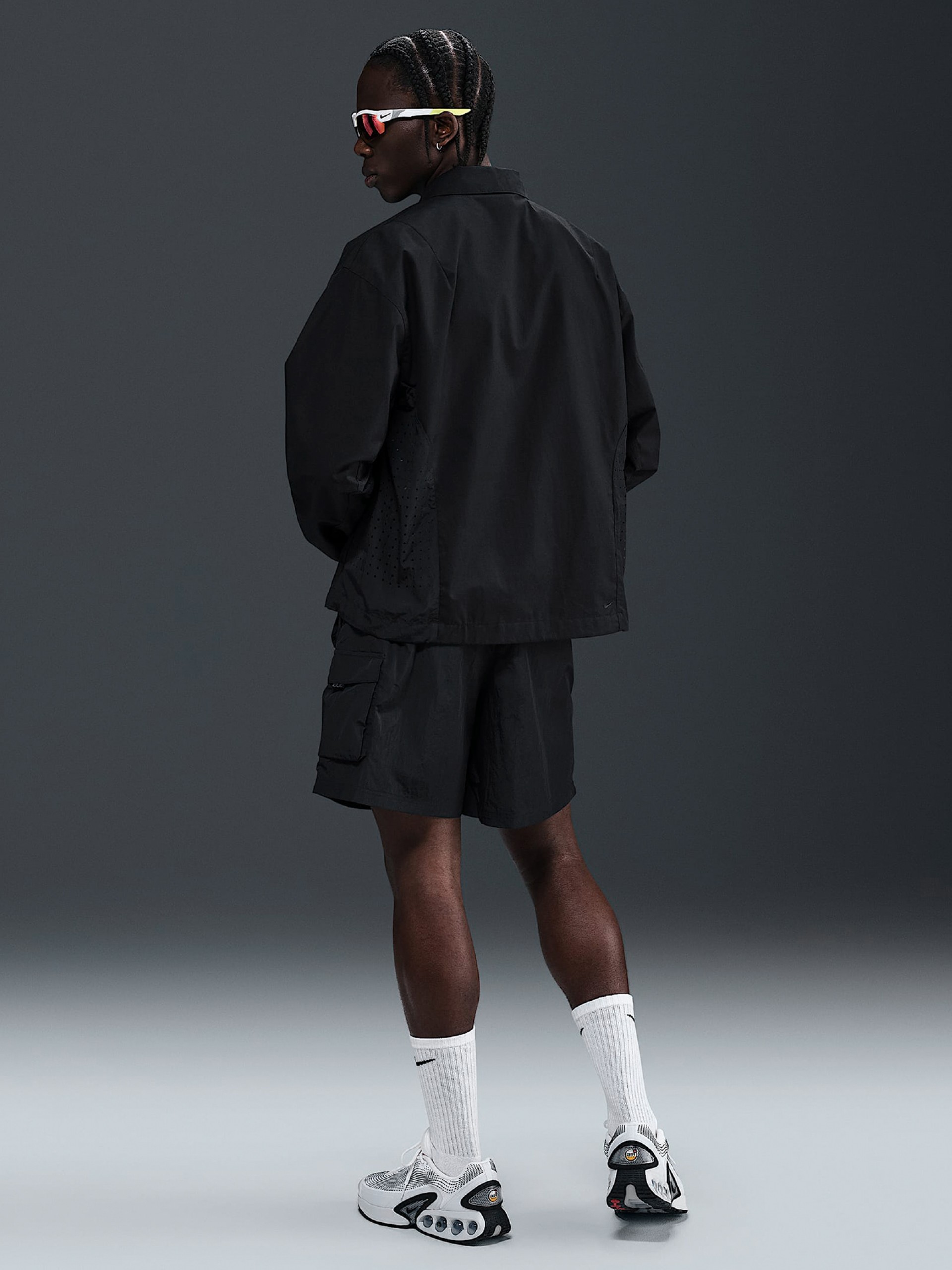 Nike Tech Woven Cargo Black Shorts For Men