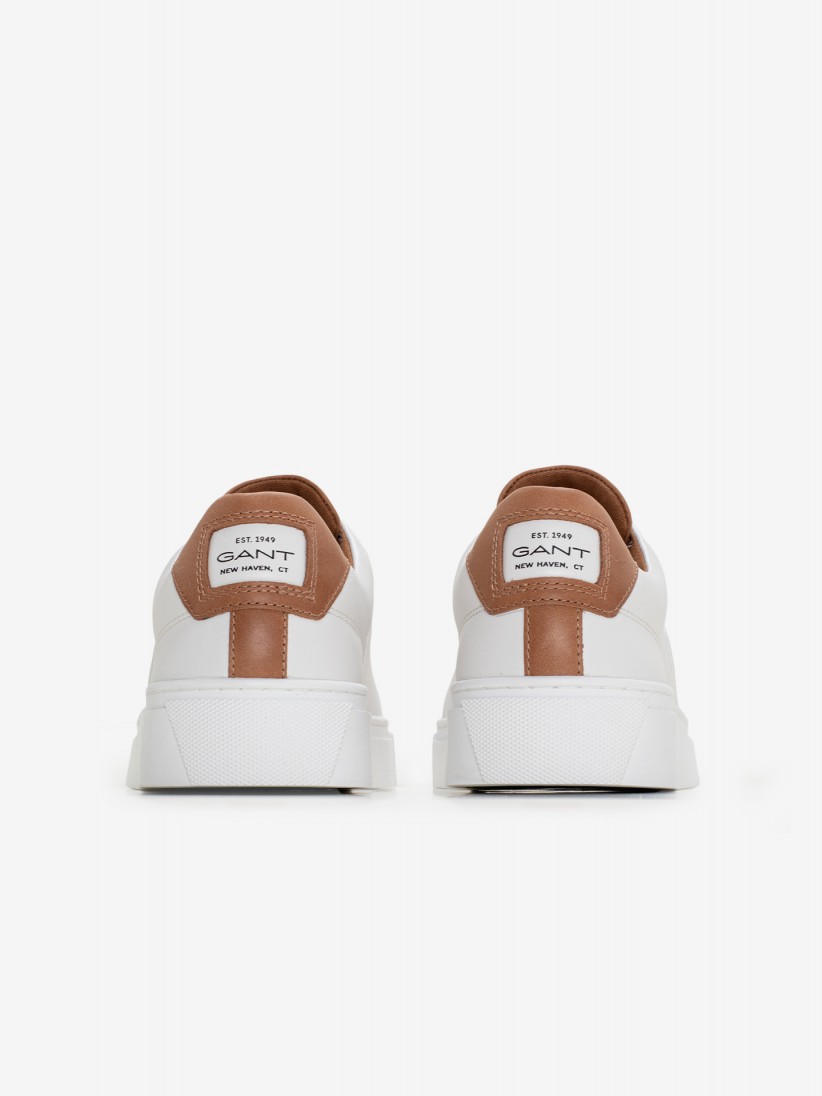 Gant Mc Julien White and Camel Sneakers