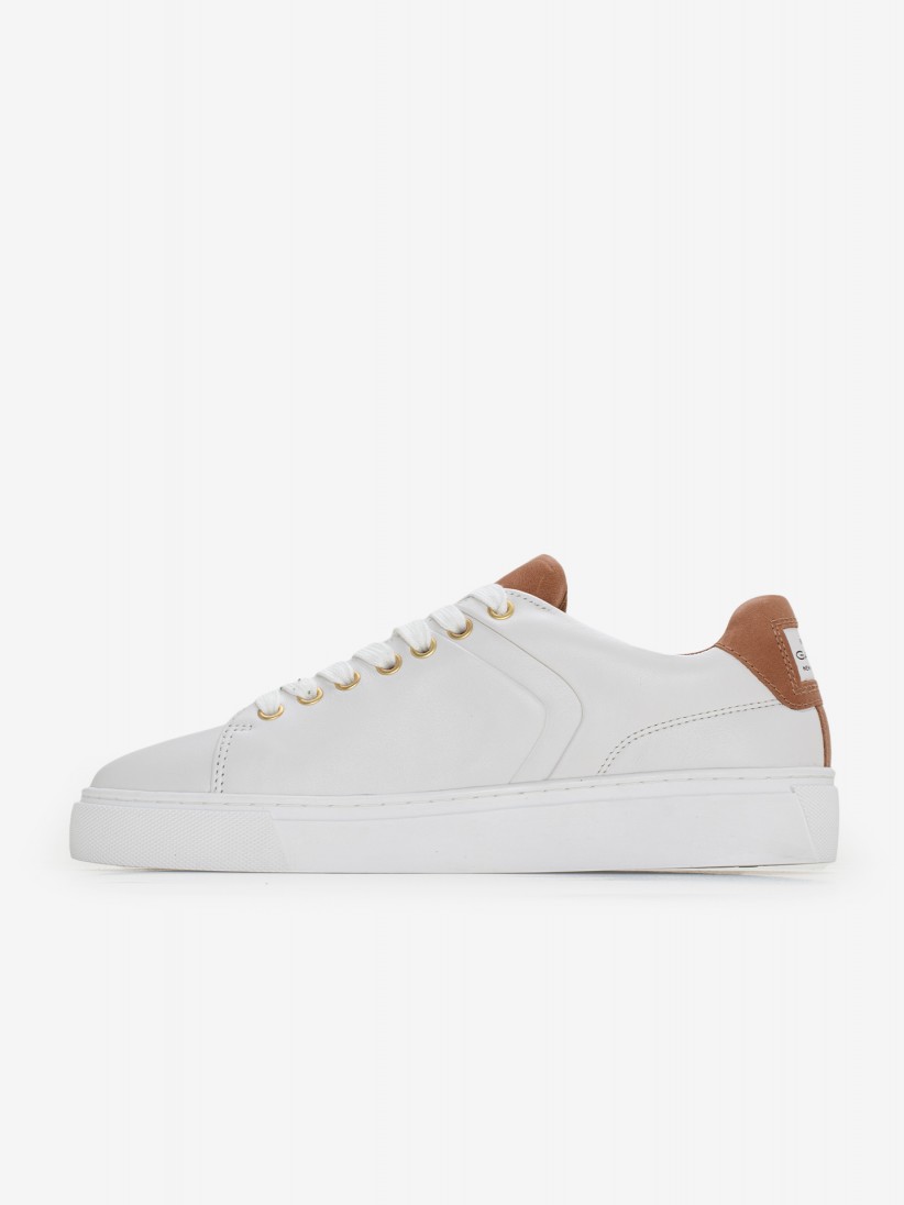 Gant Mc Julien White and Camel Sneakers