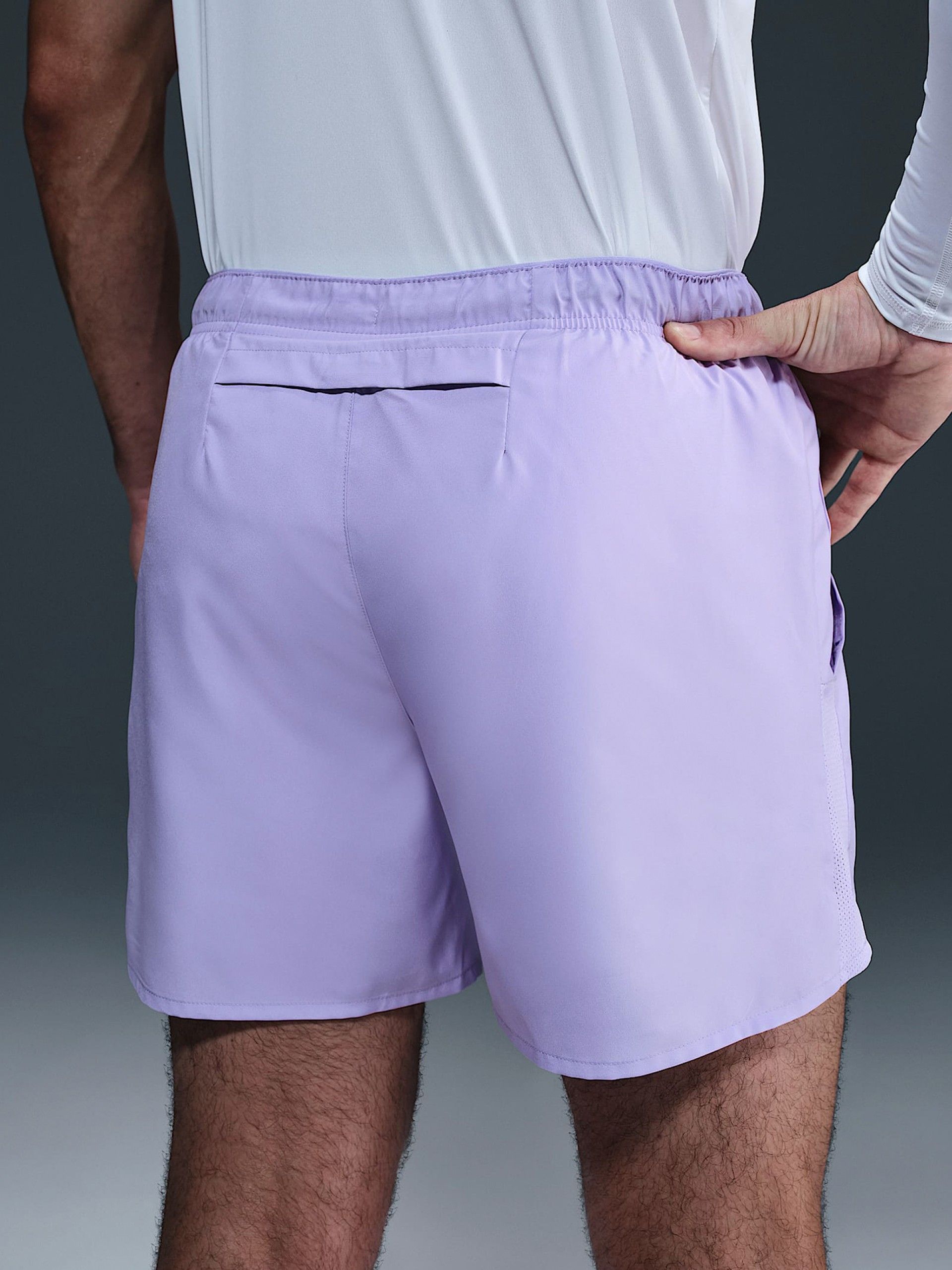 Nike Dri-FIT Challenger 13cm Lilac 2-in-1 Training Shorts For Men