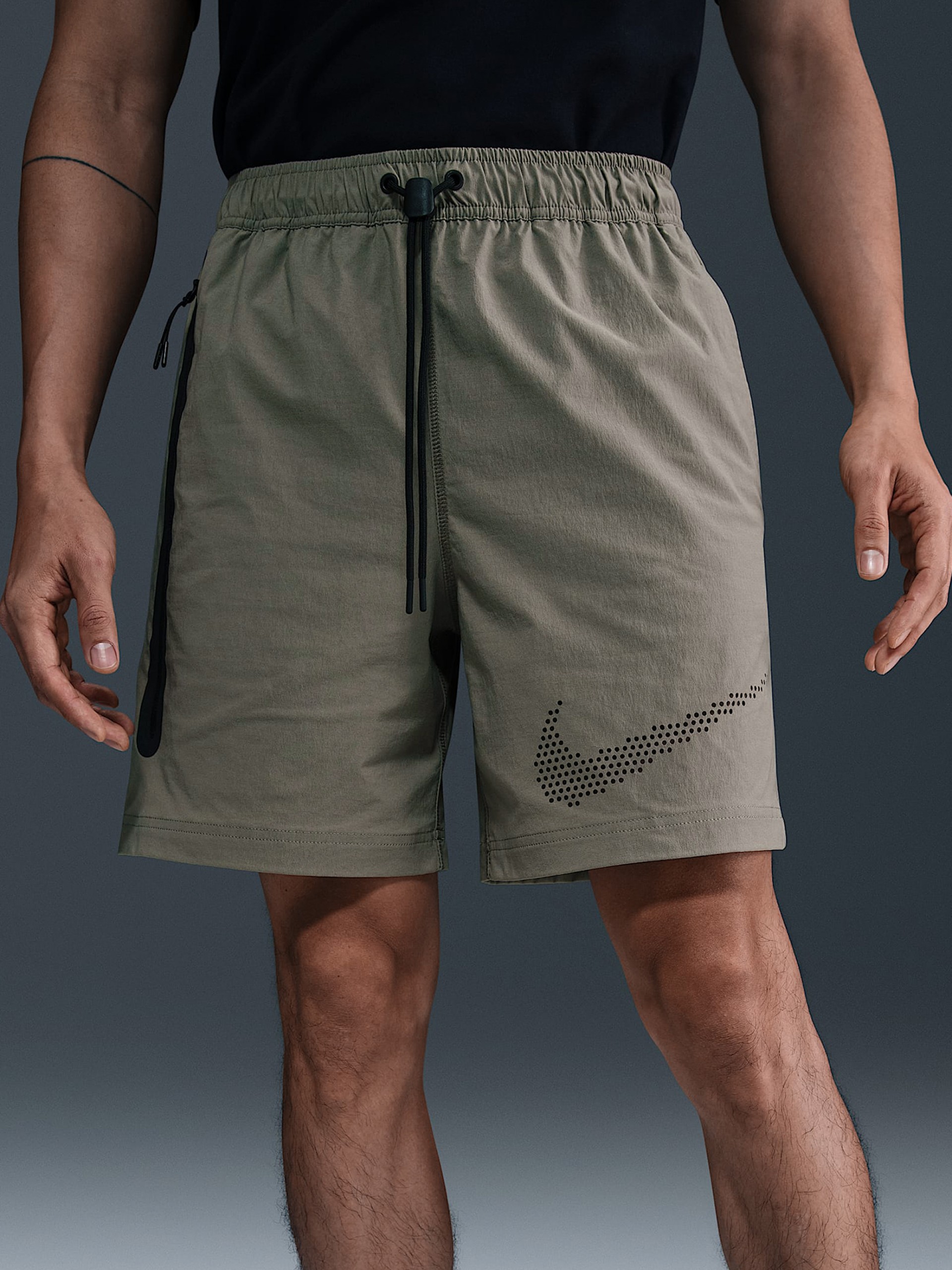 Nike Tech Woven Green Shorts For Men