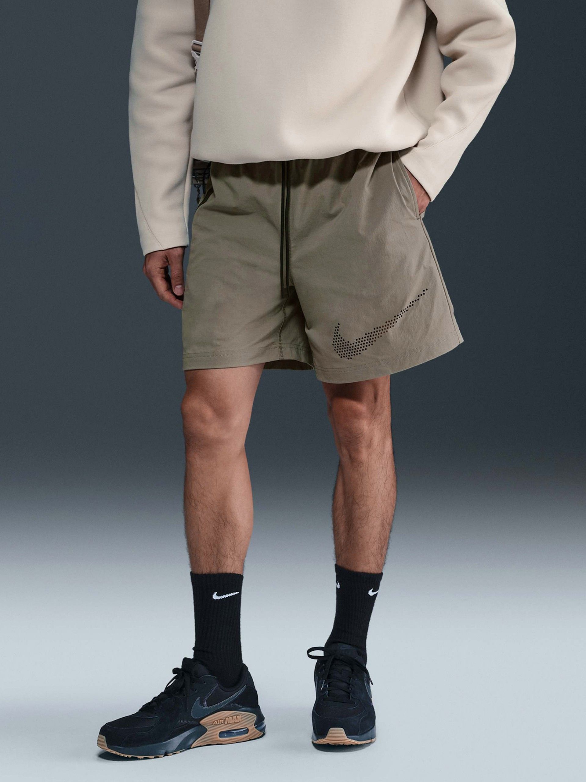 Nike Tech Woven Green Shorts For Men