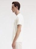 T-shirt Fred Perry Twin Tipped Branca e Verde
