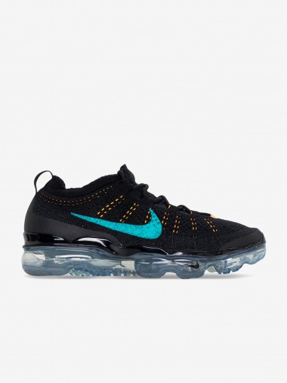 Nike Air Vapormax 2023 Flyknit Black and Blue Sneakers For Men