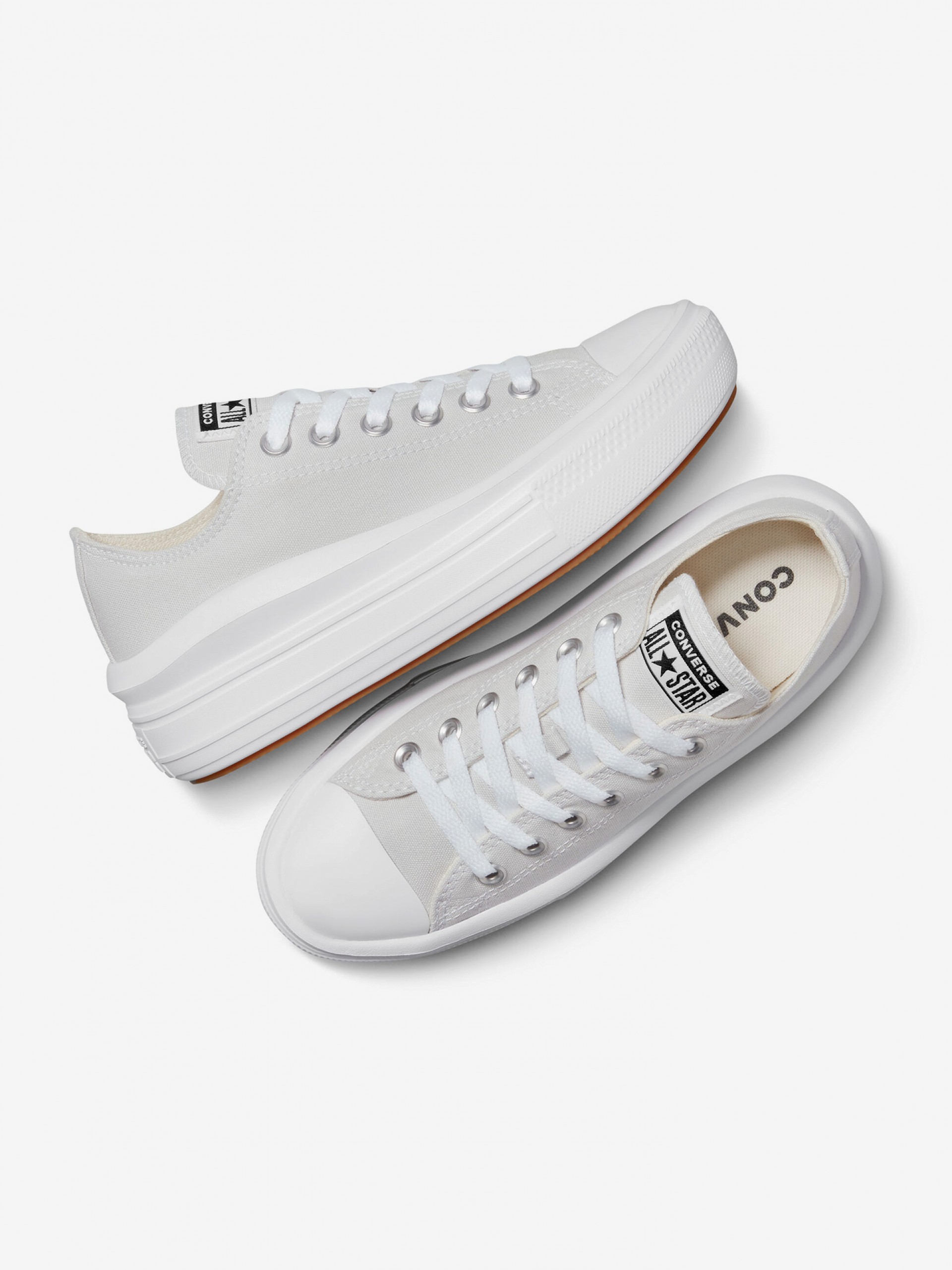 Converse Chuck Taylor All Star Move Platform Low Grey Sneakers