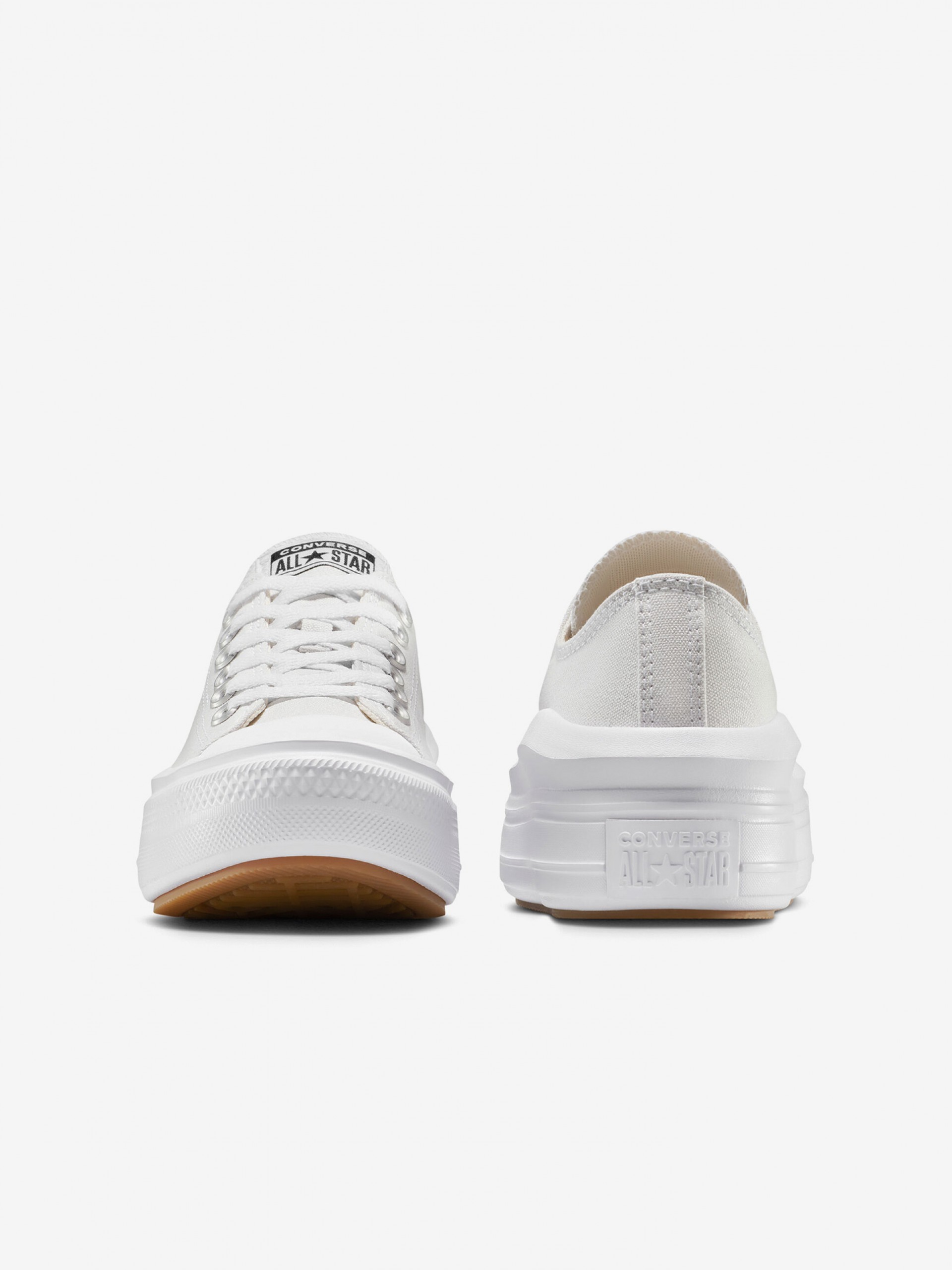 Converse Chuck Taylor All Star Move Platform Low Grey Sneakers