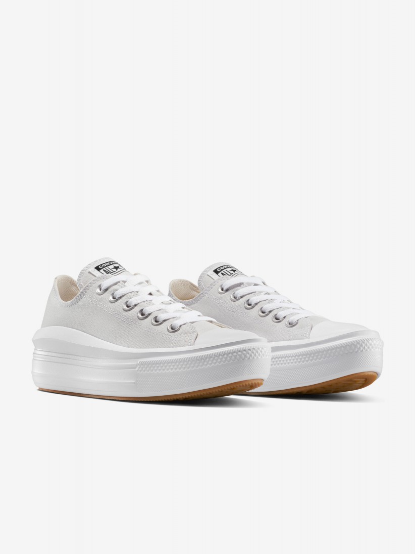 Converse Chuck Taylor All Star Move Platform Low Grey Sneakers