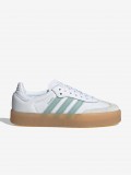 Adidas Sambae W White and Blue Sneakers