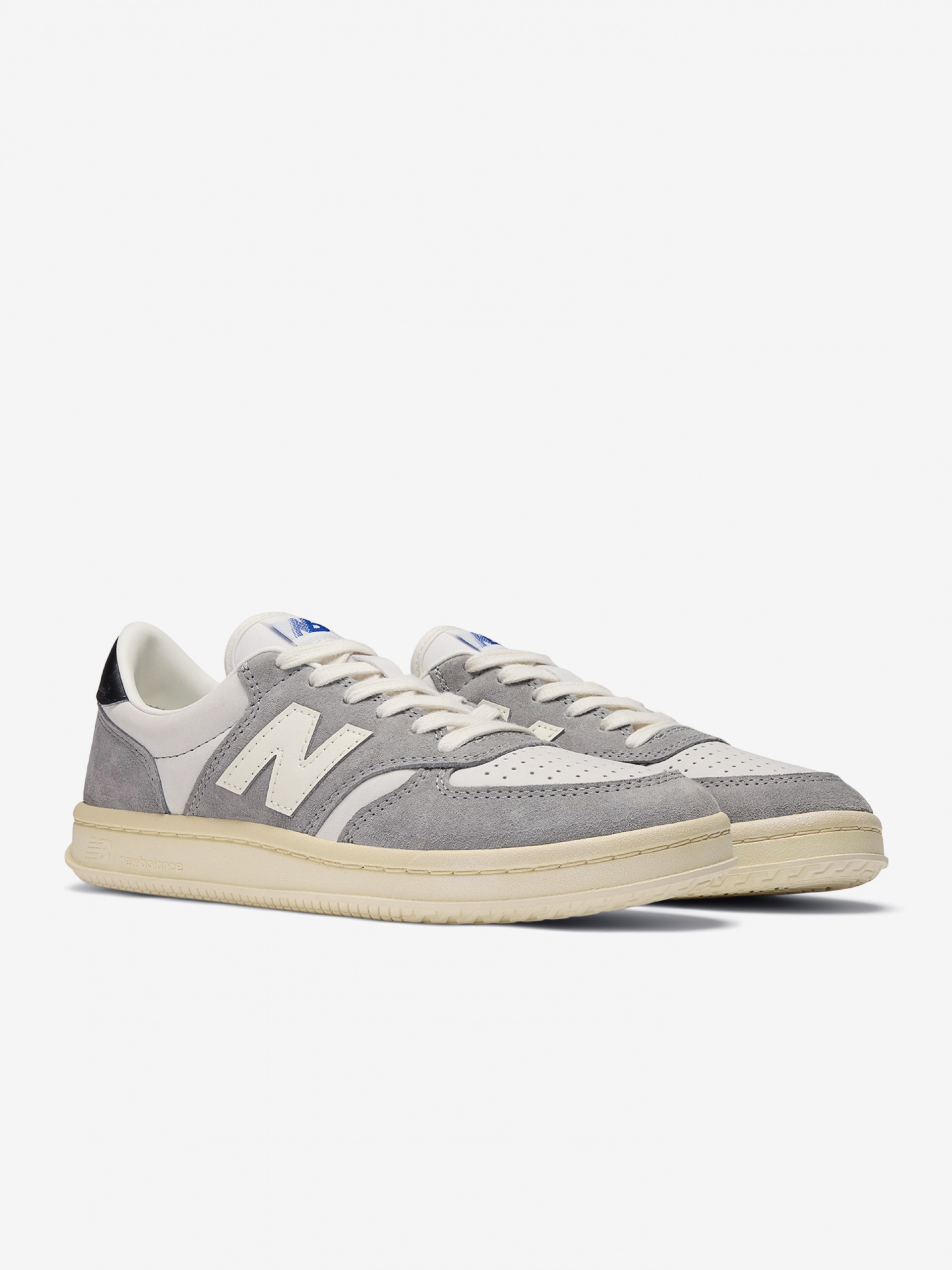 Sapatilhas New Balance T500 V1 Cinzentas e Brancas