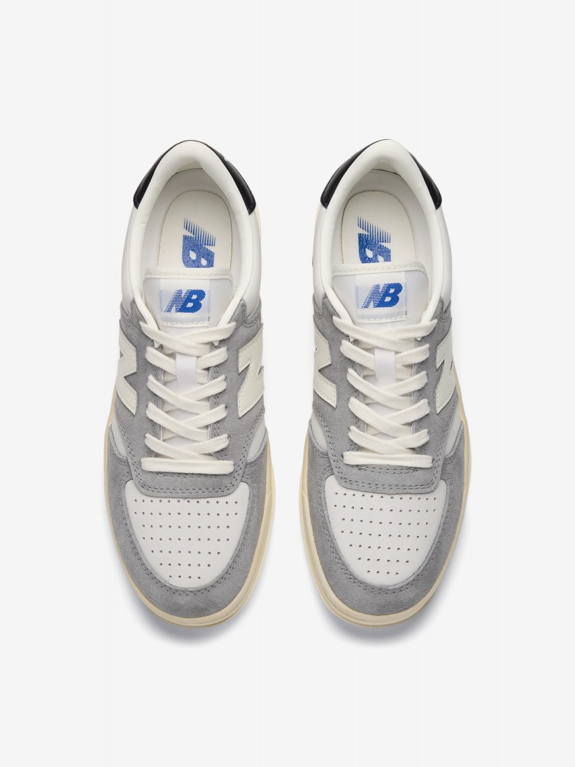 Sapatilhas New Balance T500 V1 Cinzentas e Brancas