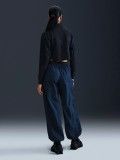 Nike Sportswear Woven Mid-Rise Loose Blue Trousers For Women
