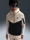 Nike Tech Fleece Windrunner Beige and Black Hooded Jacket For Men