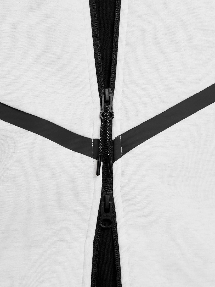 Nike Tech Fleece Windrunner Grey and Black Hooded Jacket For Men
