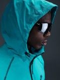Nike Tech Woven Blue and Black Hooded Windbreaker Jacket For Men